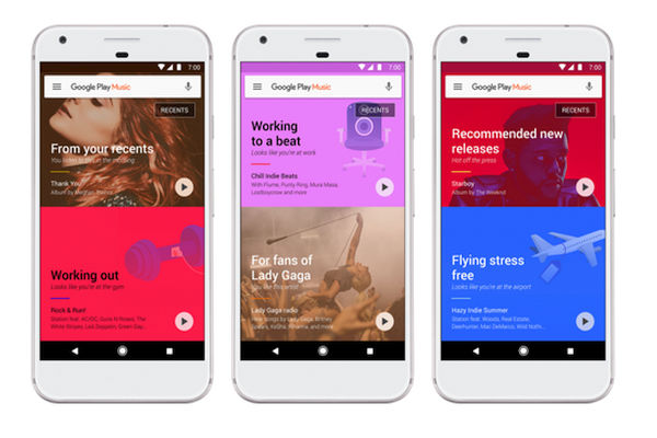 Źródło: play.google.com. Tak będzie wyglądać interfejs Google Play Music