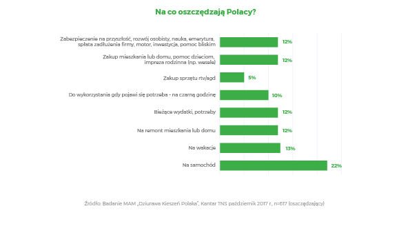 Na co oszczędzają Polacy MAM