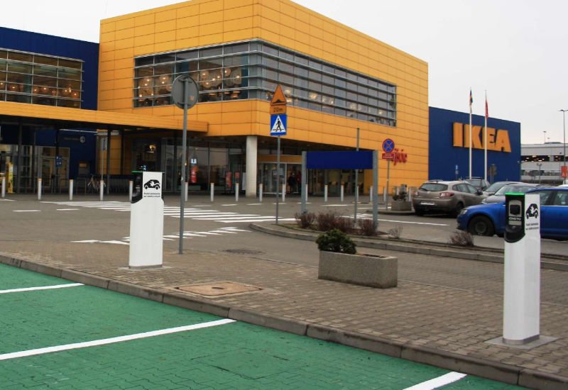 IKEA stawia stacje ładowania samochodów elektrycznych