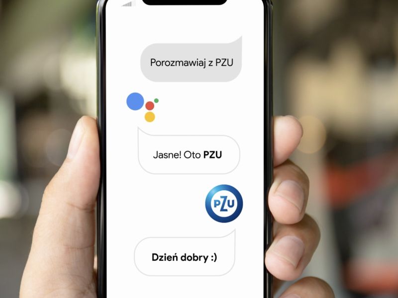 Z PZU porozmawiacie za pomocą Asystenta Google
