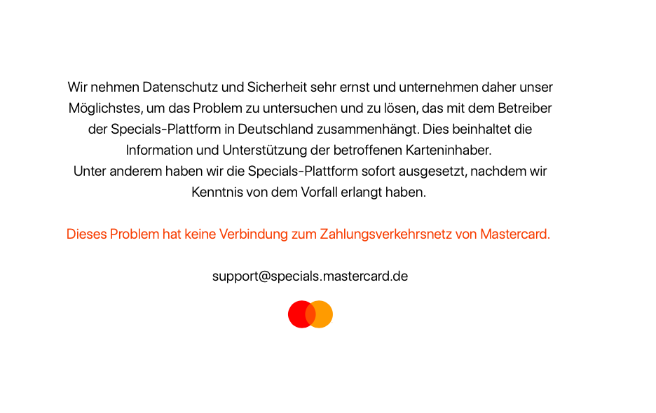 Mastercard Priceless Special DE