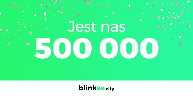 Blinkee.city ma już pół miliona użytkowników