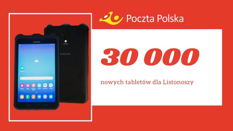 Poczta Polska wyposaży listonoszy w nowe tablety za 116 mln złotych